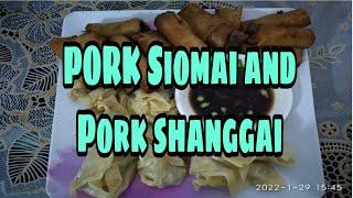 PART 2/PORK SIOMAI AND PORK SHANGGAI/Robbies Vlog