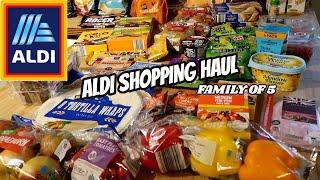 ALDI GROCERY HAUL ~ Family of 5