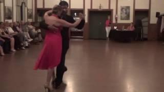 Monica Parra and Jorge Olguin visit to La Rayuela Milonga July 2016