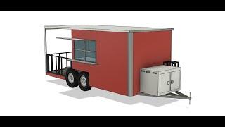 20' BBQ Trailer - Fully Loaded