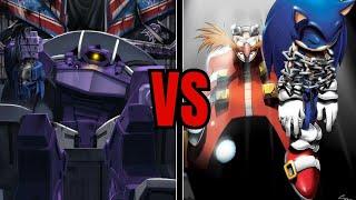 Archie Eggman VS IDW Regenesis Shockwave (60 Second Power Scaling)