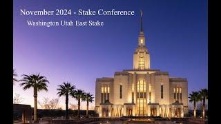 Washington Utah East Stake Conference - Saturday Adult Session