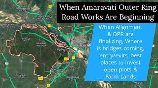 Latest News Of Amaravati Outer Ring Road and Orr DPR Exit Points Villages List | Contact: 9110344201