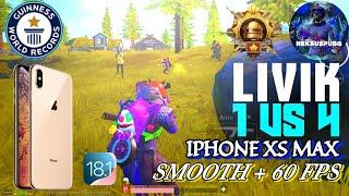 Iphone Xs max+ 60fpsPUBG TEST 2025IOS 18.1 BEST GAMEPLAY IN LIVIKPUBG MOBILE️