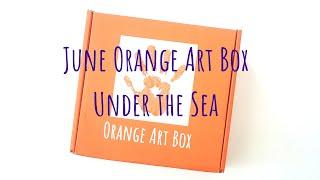 Orange Art Box - June Under the Sea Box - Kids Arts & Crafts