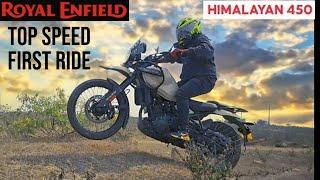 Royal Enfield Himalayan 450 Top Speed First Ride Review | On Road, Off Road MotoVlog