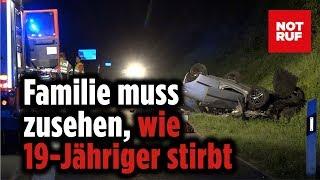 19-Jähriger Fahranfänger verunglückt – Familie musste alles mit ansehen