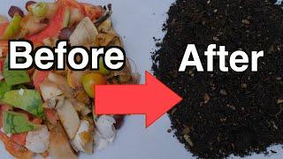 Fast Compost From Kitchen Scraps Directly in the Garden