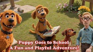 Puppy Goes to School A Fun and Playful Adventure Kids and Children song! #puppy #school #kids