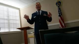 Kyle Ivy Promotion Ceremony to Major in the United States Air Force 11-17-16