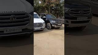 mg gloster vs endeavour vs fortuner looks #shorts