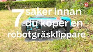 Robotgräsklippare: 7 tips innan du köper