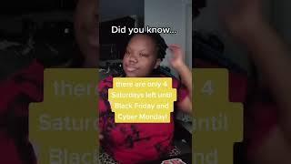 we are 4 weeks away from one of rhe biggest shopping weekends on the year - Black Friday and Cyber