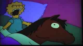 Simpsons The Godfather horse in bed