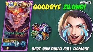 SUN SAMI TANK   BEST BUILD DAMAGE TOP GLOBAL 2024 | BUILD TANK TOP ONE GLOBAL 2024 ~ MOBILE LEGEND