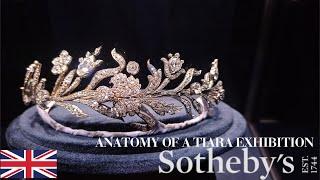 TIARA EXHIBTION SOTHEBY'S | PRINCESS ROYAL FAMILY DIAMOND JEWELS | BOND STREET LONDON UK