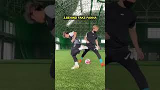 Which PANNA SKILL do you like best?? #football #soccer #shorts