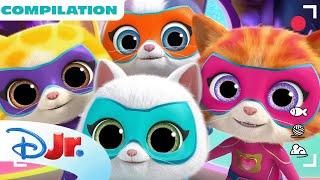 SuperKitties Su-Purr Adventures Shorts | Oopsie Kitty! & MORE! | Compilation | @disneyjr