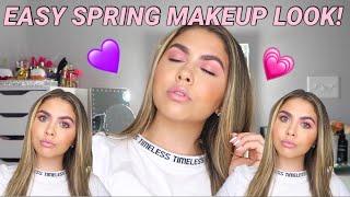 LILAC MONOCHROMATIC SPRING MAKEUP LOOK! *spring break 2019*