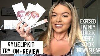 KYLIE JENNER LIP KITS TRY-ON + REVIEW | Cassidy Coles