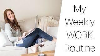 My Weekly Work Routine (with Megan Minns)