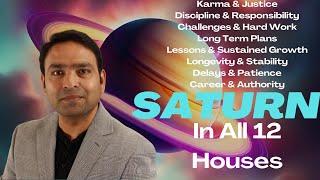 Discover What SATURN Says About You in all houses of Vedic Astrology!