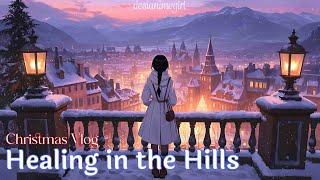 Healing in the Hills | Christmas Celebration, Snow, Peaceful Life | Aesthetic Anime Vlog