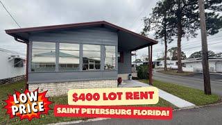 $400 Lot Rent In Saint Petersburg Florida?! (Romany Mobile Home Park)