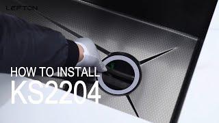 Installation Guide: Lefton Wokingstation Smart Kitchen Sink KS2204 - Step-by-Step Tutorial