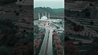 Faisal masjid beautyfull drone view | Faisal masjid islamabad #islamabadyans #islamabad #weather