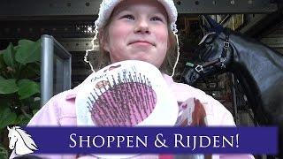 Tessa gaat shoppen bij Mr. Ed & pony rijden op Sterre! * Hart voor Paarden *