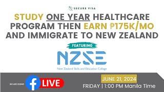 Study a one year healthcare program then earn ₱175k/mo and immigrate to New Zealand