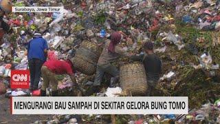 Mengurangi Bau Sampah di Sekitar Gelora Bung Tomo