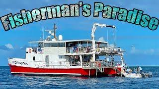 Fishing from a Liveaboard boat 400kms out to sea | Swains Reef