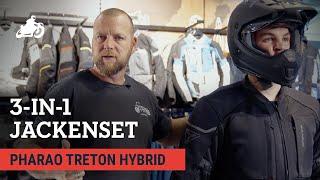 Pharao Treton Hybrid - Die ultimative 3-in-1 Motorradjacke – Komfort, Schutz & Style vereint!