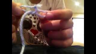 One finger- finger knitting (professor owl)