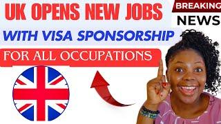 WOW! UK  NEW FREE WORK VISAS FOR OVERSEAS WORKERS | NO AGE LIMIT | NO IELT| ALL VISA SPONSORSHIPS