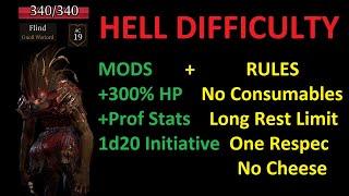 Baldur's Gate 3 - Hell Difficulty (Tactican + Mods + Rules) Part 1