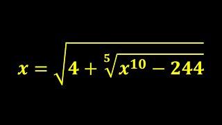 Can YOU Solve This Radical Equation? An Amazing Algebra Challenge