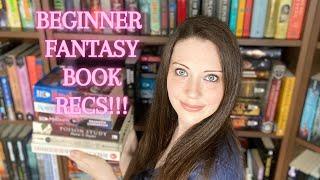 ADULT FANTASY BOOK RECS FOR BEGINNERS [how I started reading adult fantasy]!!!