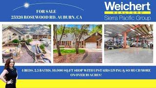 FOR SALE 23526 Rosewood Rd, Auburn, CA 95602- RACHAEL TAYLOR