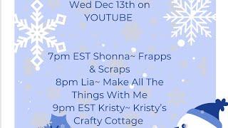 The Artistry Collective~ Feeling Frosty Event/ Winter DIY/ Winter Mixed Media DIY