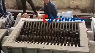 Scrap Steel Wire Rope Double Shaft Shredder