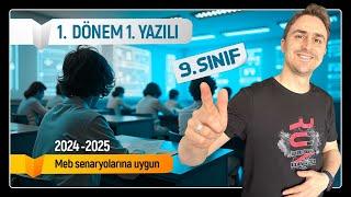 9. SINIF KİMYA 1. DÖNEM 1. YAZILI PROVASI I MEB SENARYOLARI l 2024 - 2025 SEZONU I MAARİF MODELİ