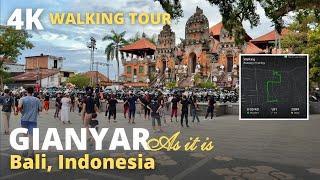 Gianyar Bali Indonesia: 4K Virtual Walking Tour | Relax 4K video | Bali 2022