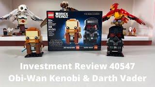 Investment Review 40547 Obi-Wan Kenobi and Darth Vader Brickheadz