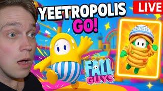 LIVE - Fall Guys Mayhem in YEETROPOLIS GO! Unlocking That Skin!
