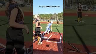 PLATE BATTLE - ChangeUp Got Her    #shorts #softball #fastpitch