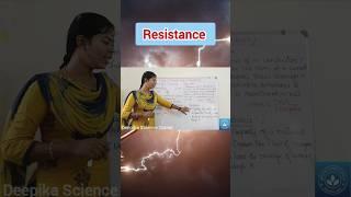 Resistance #deepikasciencecorner #resistance #educationalvideos #class10science #physicsclasd