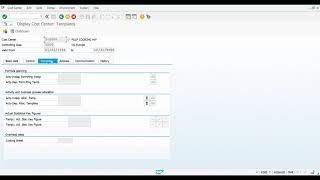 Product Cost Controlling (CO-PC) in SAP - Chapter 2.1.2: Cost Centers